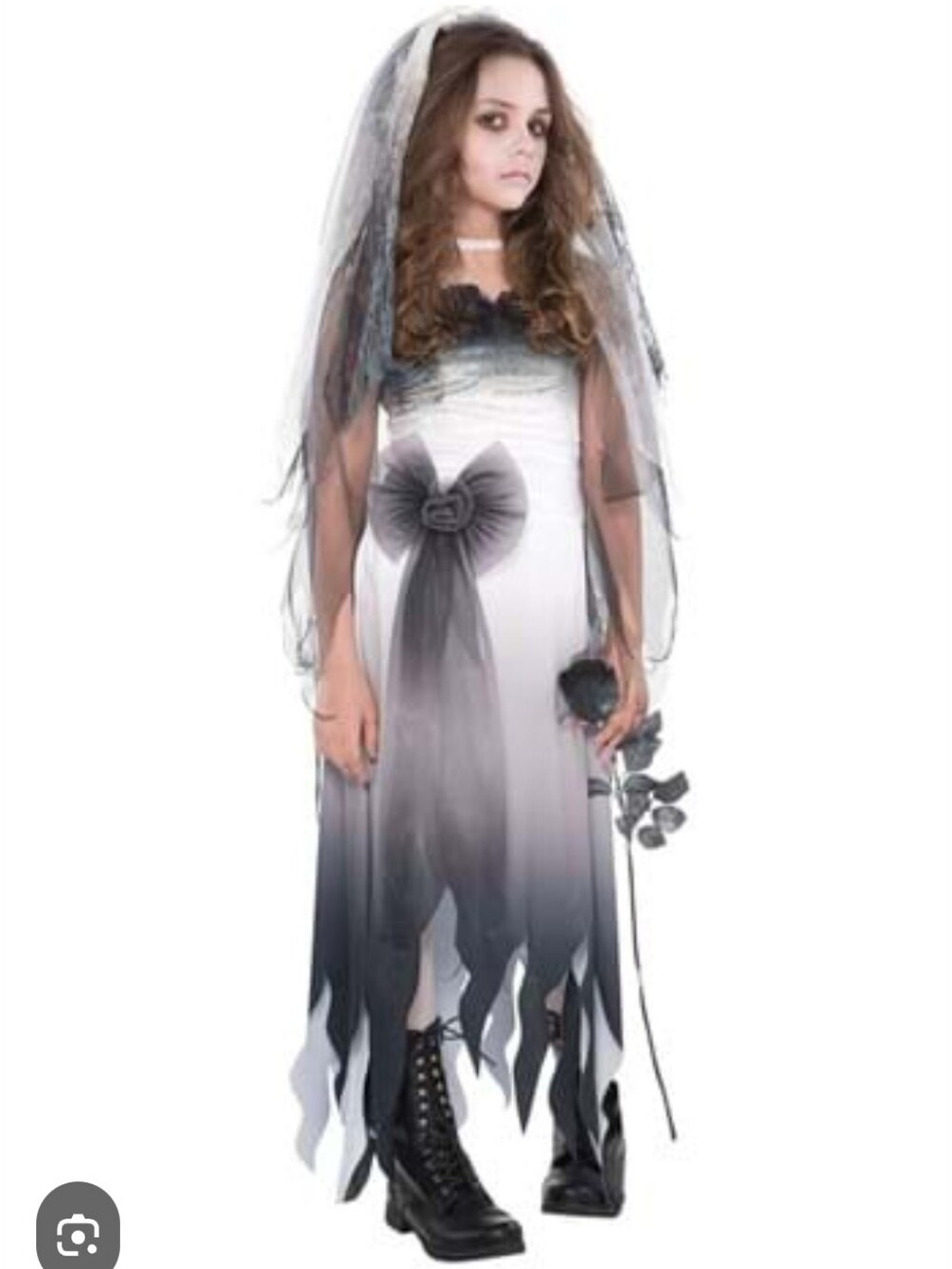 Amscan Graveyard Bride Halloween Costume Child Medium NWT